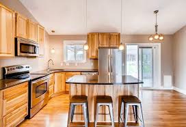 Often hickory cabinets in the kitchen are associated with rustic, country or. What Flooring Goes With Hickory Cabinets Designing Idea