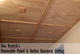 Batten Basement Ceiling