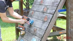 How To Build A Climbing Wall For Playset