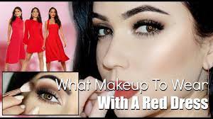 what color eyeshadow for a red dress