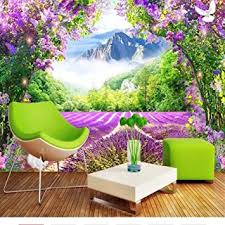 Wallpaper flare collects most beautiful hd wallpapers for pc, mobile and tablet desktop, including 720p, 1080p, 2k, 4k, 5k, 8k resolutions, all wallpapers are free download. Lavender Flower Vine 3d Photo Mural Wallpaper Wall Decals Living Room Sofa Bedroom Home Decor Sticker Painting 400x280cm Amazon Com