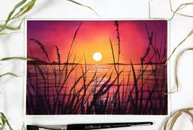 Magical Sunsets 5 Easy Watercolor