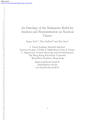 Pdf An Ontology Of The Submarine Relief For Analysis And