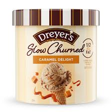 caramel delight light ice cream