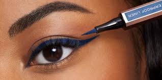 blue eyeliner how to wear blue