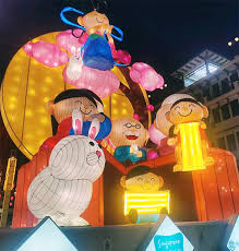 To celebrate this festival many eat moon cakes in the moonlight with family or take part in the lighting of lanterns and dancing. Chang E At S Pore Chinatown Looks Pregnant This 2020 Mid Autumn Festival Mothership Sg News From Singapore Asia And Around The World