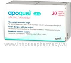 Apoquel Oclacitinib 3 6mg 20 Tablets Pack Inhousepharmacy Vu