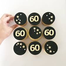 60th birthday cupcakes mjb cakes