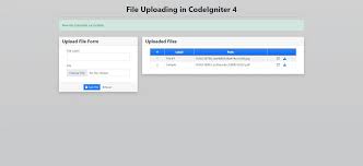 file uploading in codeigniter 4