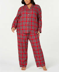 brinkley plaid flannel pajama set