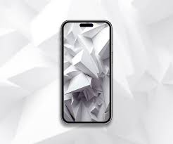 White Geometric Wallpapers Iphone