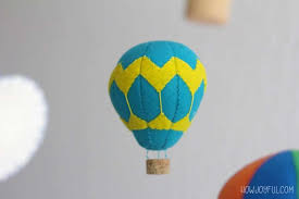 hot air balloon mobile how to make a