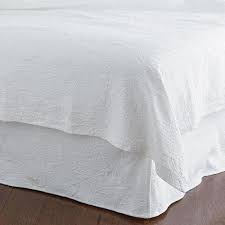 white cotton queen bed skirt 50170g