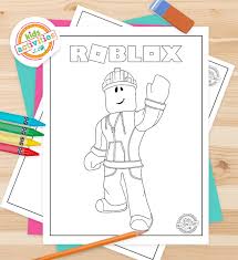 free roblox coloring pages for kids to