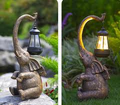 Elephant Outdoor Statues Figurines With