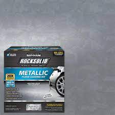 metallic silver bullet garage floor kit