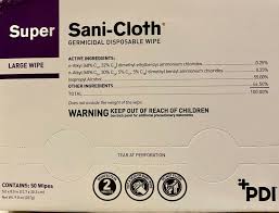 super sani cloth germicidal disposable
