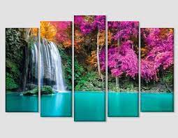 Waterfall Canvas Art Waterfall Photo