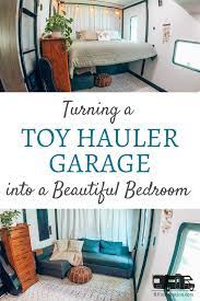how i transformed my toy hauler garage