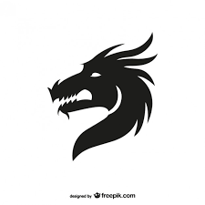 Dragon Head Silhouette Vector Free Download
