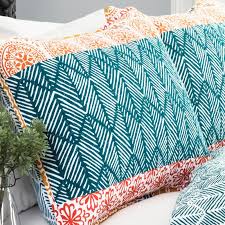 lush décor bohemian striped quilt 3