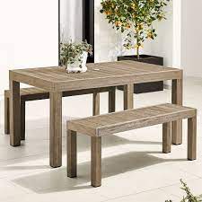 Elevate your everyday dining experience with our dining benches. Portside Outdoor 58 5 Dining Table 47 Bench Set