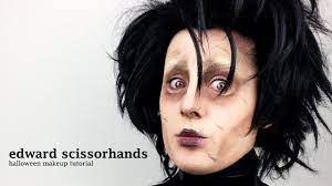 edward scissorhands halloween makeup