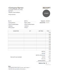 Cash Receipt Template Free Download From Invoice Simple