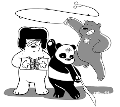 Finished drawing of we bare bears. We Are The Crystal Bears We Bare Bears Know Your Meme