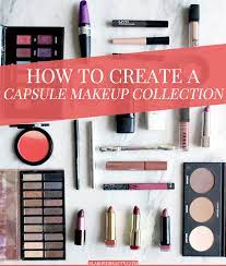 capsule makeup collection
