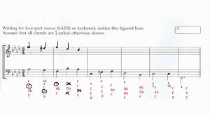 Figured Bass Realization Walkthrough Abrsm Grade 6 Music Theory
