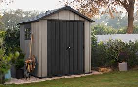 oakland grey large storage shed 7 5x7