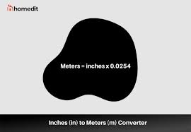 inches to meters in to m conversion