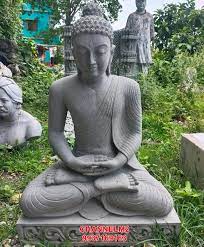 Black Stone 3 Feet Buddha Statue For