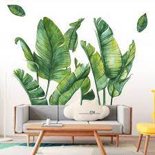 Tropical Plant Wall Stickers Large Big