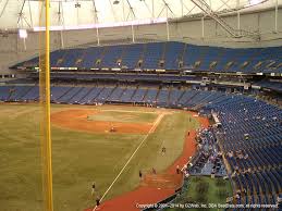 Tropicana Field View From Party Deck 343 Vivid Seats