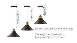 to shorten the pendant light cable