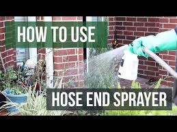 How To Use A Hose End Sprayer