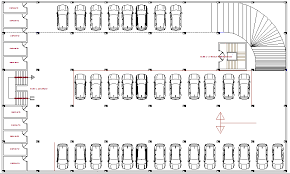 Basement Car Parking Lot Floor Plan