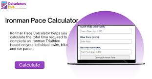 ironman pace calculator calculatorshub