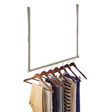 Expand the height and width to fit your space. Closetmaid Nickel Double Hang Closet Rod Overstock 11591341