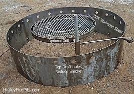Is using this galvanized steel ring safe. Stainless Steel Fire Pit Liner With Top Draft Holes Less Smoke We Can Make This Fire Pit 12 Or 14 Deep X 30 3 Metal Fire Pit Ring Fire Pit