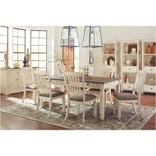Living room master bedrooms youth bedrooms dining room home office media storage accents. D647 25 Ashley Furniture Rectangular Dining Room Table Two Tone