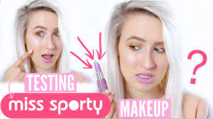 testing miss sporty makeup sophie
