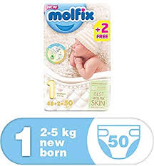 Molfix Anti Leakage Comfortable Newborn Baby Diapers 2 5 Kg