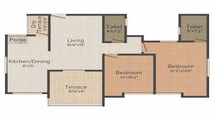 2 bhk 2t 800 sqft carpet sqft apartment