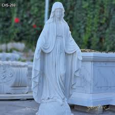 Classic Catholic Marble Mary Statues