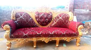 traditional design wooden sofa set