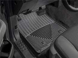 acura mdx front rubber mats black