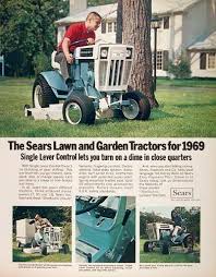1969 Sears Lawn Tractor Classic Vintage